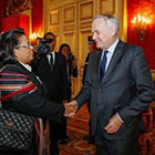 Madagascar - Entretien de Jean-Marc Ayrault avec son homologue (Paris, 4 mars 2016)