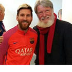 P&egrave;re Pedro rencontre Lionel Messi