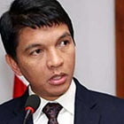 Andry RAJOELINA, rentr&eacute;e officielle 