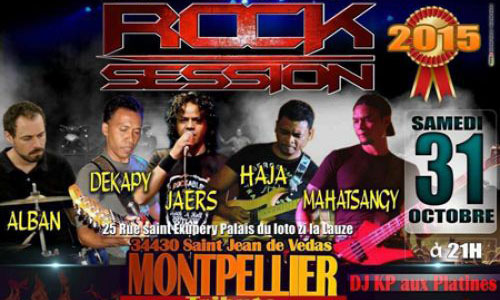 Rock / Metal malagasy &agrave; Montpellier le 31 Octobre 2015