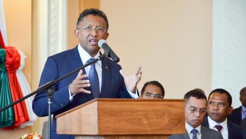 2015, ann&eacute;e en demi-teinte pour Hery Rajaonarimampianina