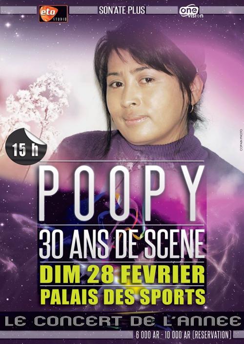 POOPY au PALAIS DES SPORTS MAHAMASINA 28/02/2016