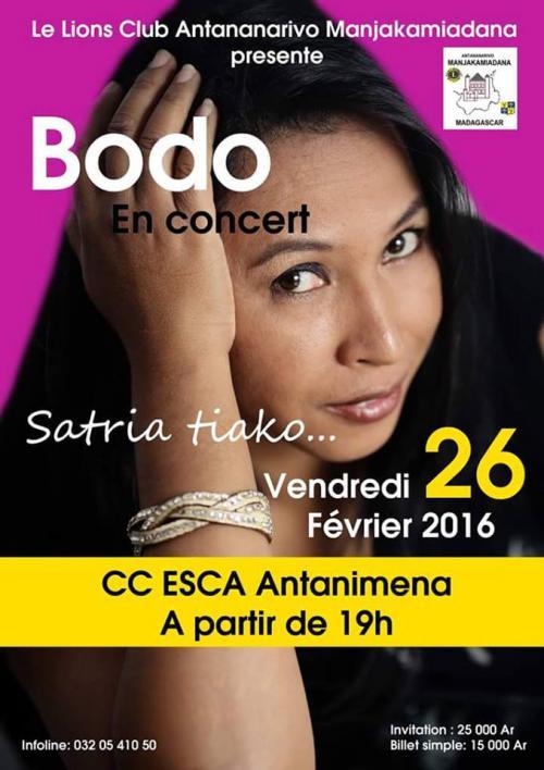 Bodo satria tiako en concert au CCESCA Antanimena