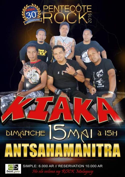 Kiaka - Pentecote rock &agrave; Antsahamanitra 15 05 2016