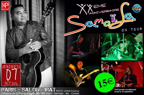 SAMOELA Paris le 07/10/2016