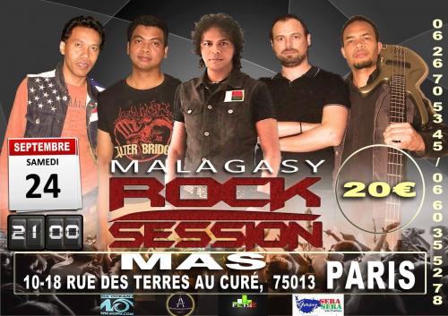 Malagasy Rock Session - MAS Paris 24/09/2016
