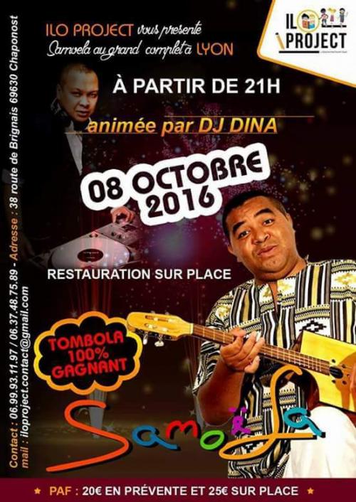 Samoela &agrave;  Lyon le 08/10/2016