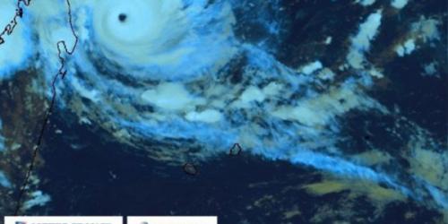 Enawo, cyclone tropical intense touchera Madagascar au Sud de la ville d&rsquo;Antalaha &agrave; la mi journ&eacute;e ce mardi