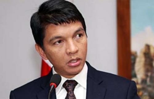 Andry RAJOELINA, rentr&eacute;e officielle 