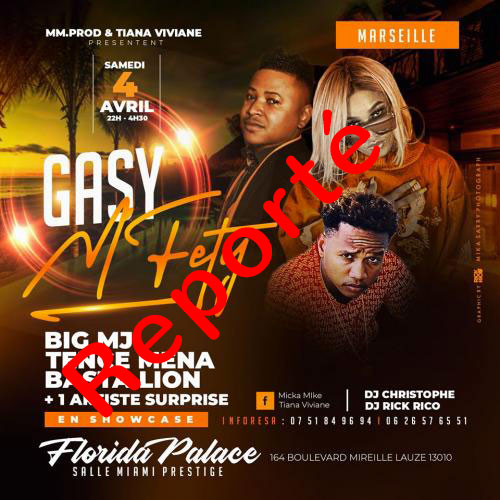 Big MJ / Tence Mena / Basta Lion Marseille 04 Avril