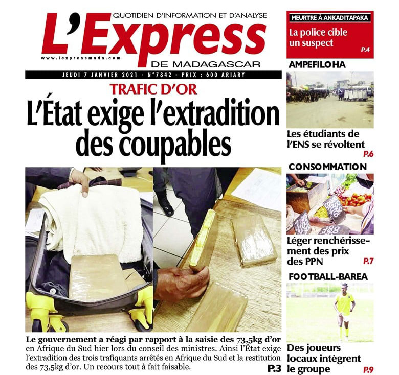 Madagascar exige quoi ? Un bien &eacute;trange titre
